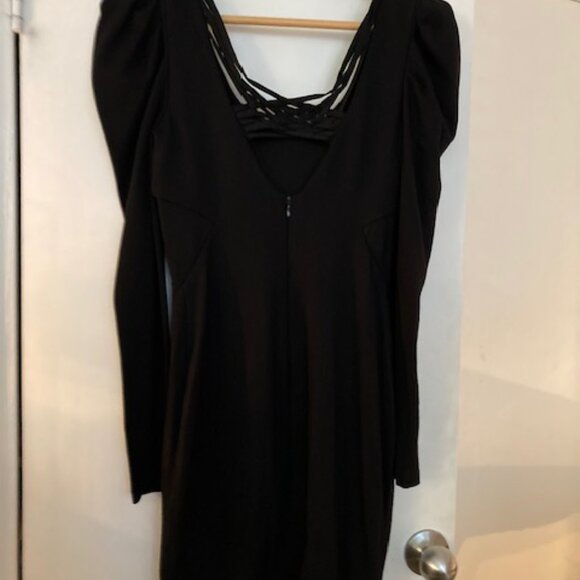 Brand New Bebe Black Mini Sexy Bodycon Dress Size Small - Picture 1 of 5